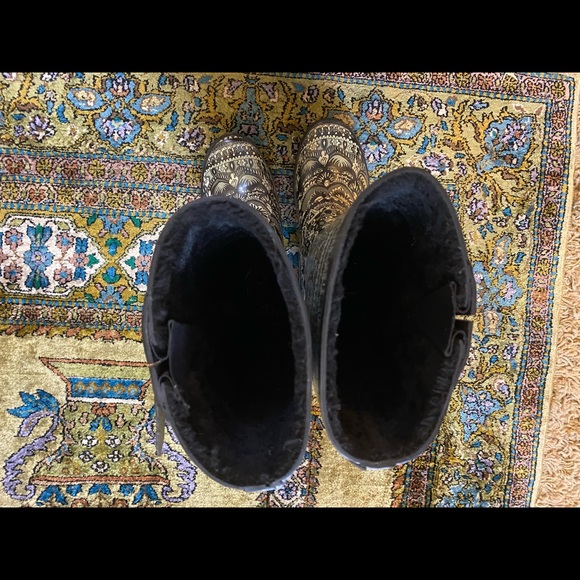 Sakroots Peace Rain/Barn/Garden tall print boots - Picture 10 of 11